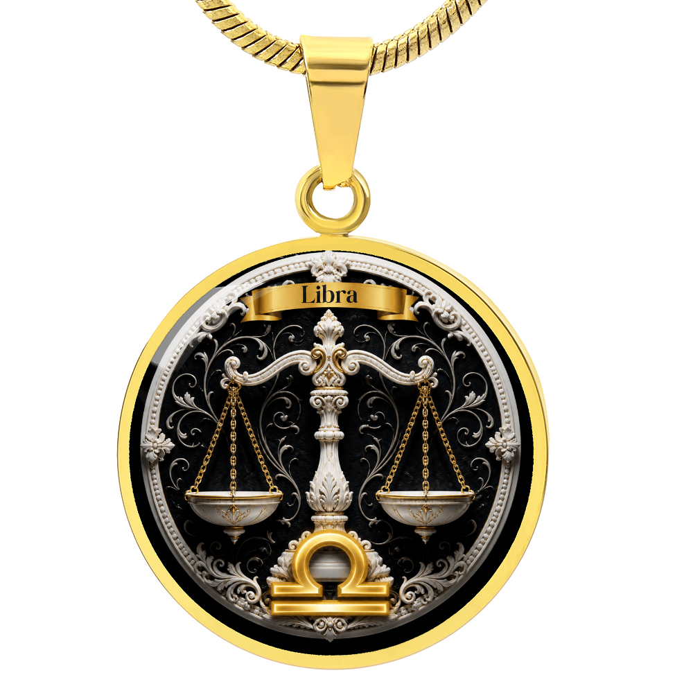 Libra Zodiac Sign- Custom Craft Necklace