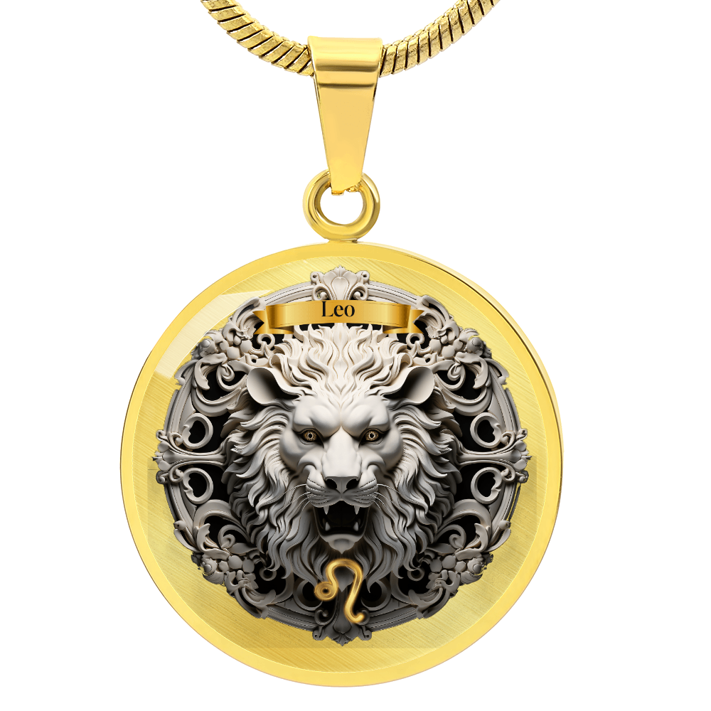 Leo Zodiac Sign - Custom Crafted Necklace ShineOn Fulfillment