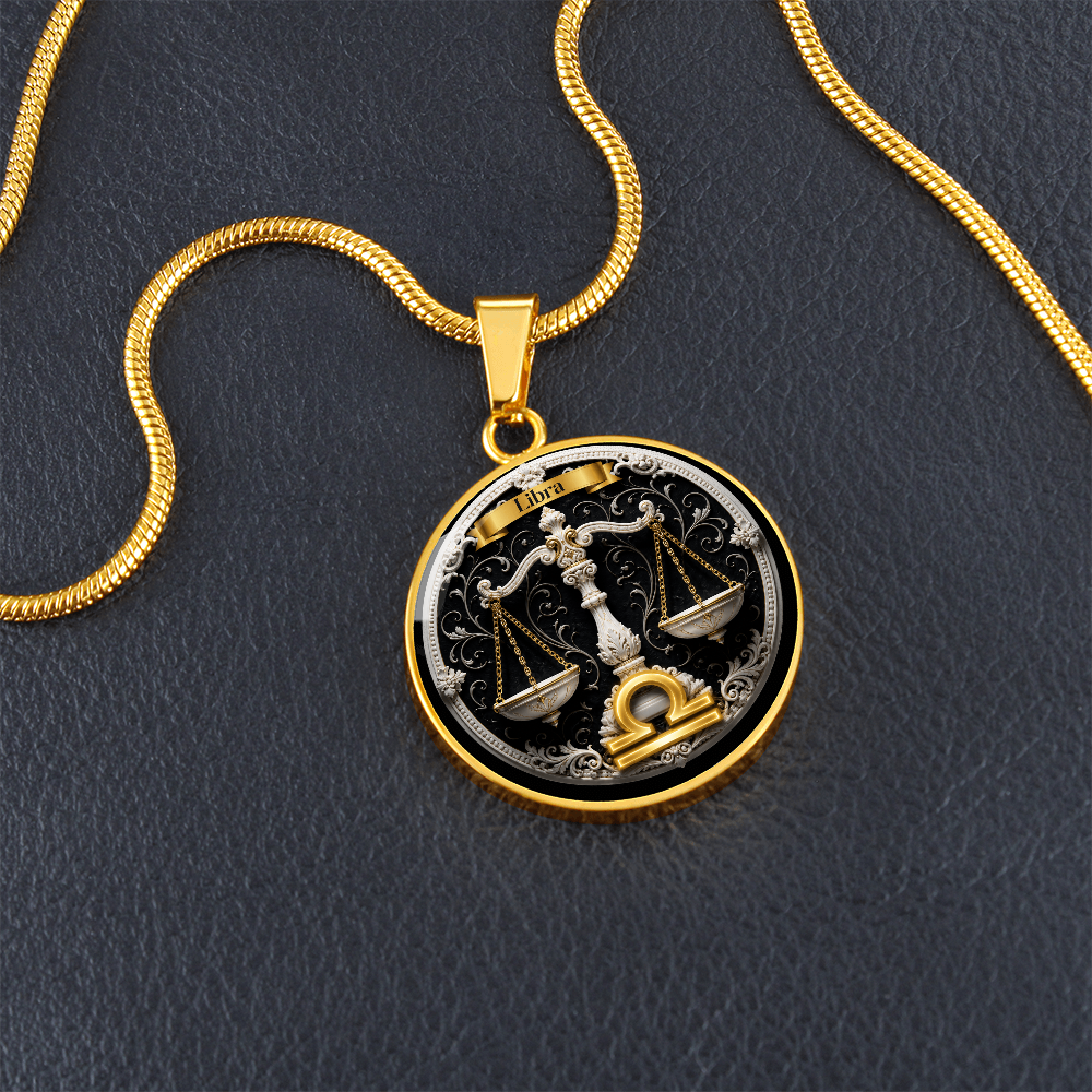 Libra Zodiac Sign- Custom Craft Necklace