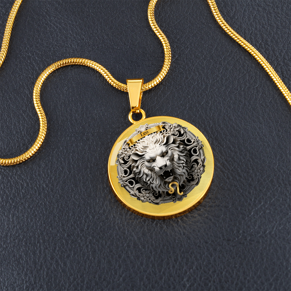 Leo Zodiac Sign - Custom Crafted Necklace ShineOn Fulfillment