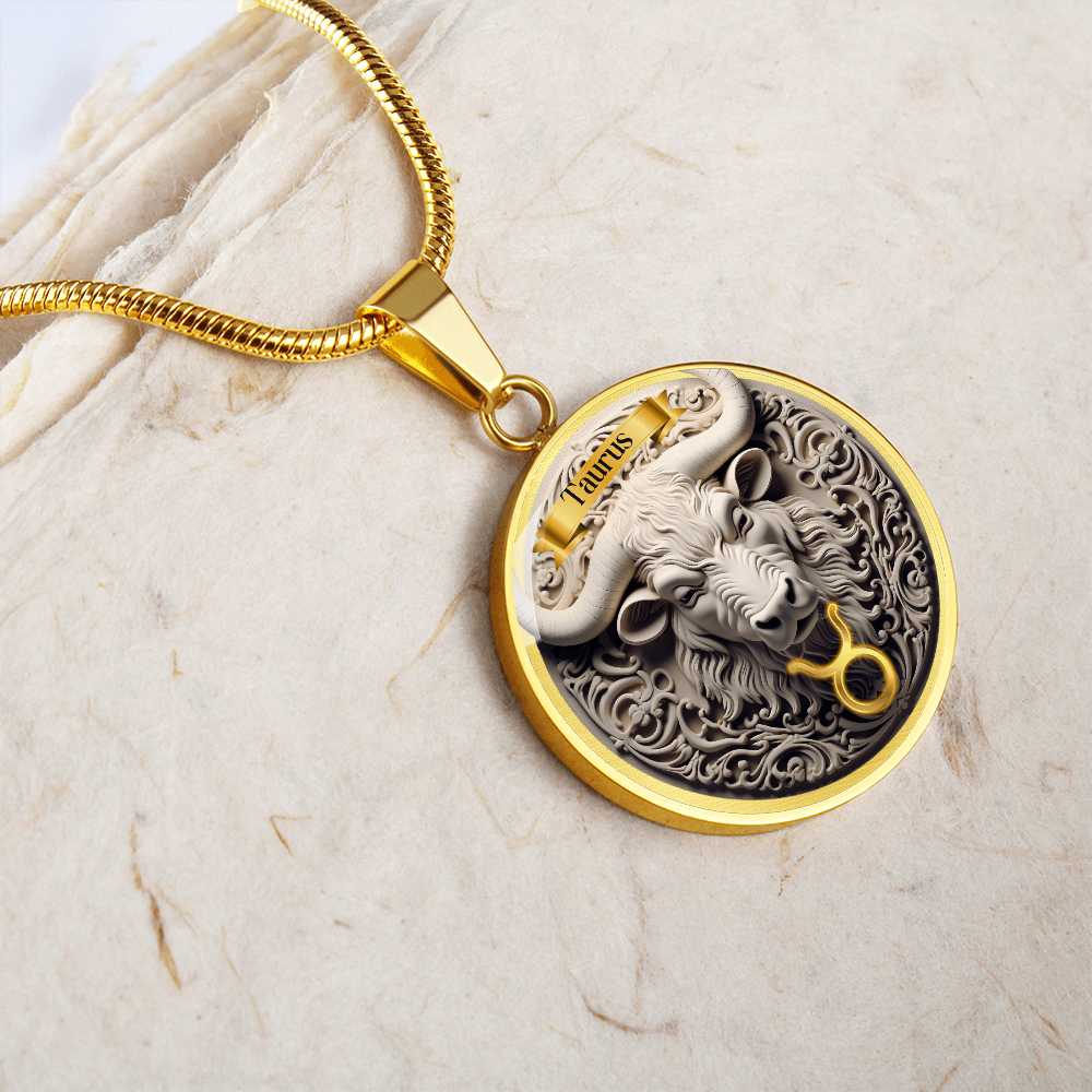 Taurus Zodiac Sign - Custom Crafted Necklace ShineOn Fulfillment