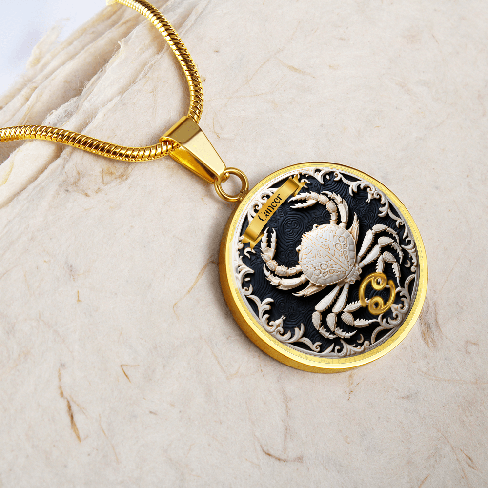 Cancer Zodiac Sign - Custom Crated Necklace ShineOn Fulfillment