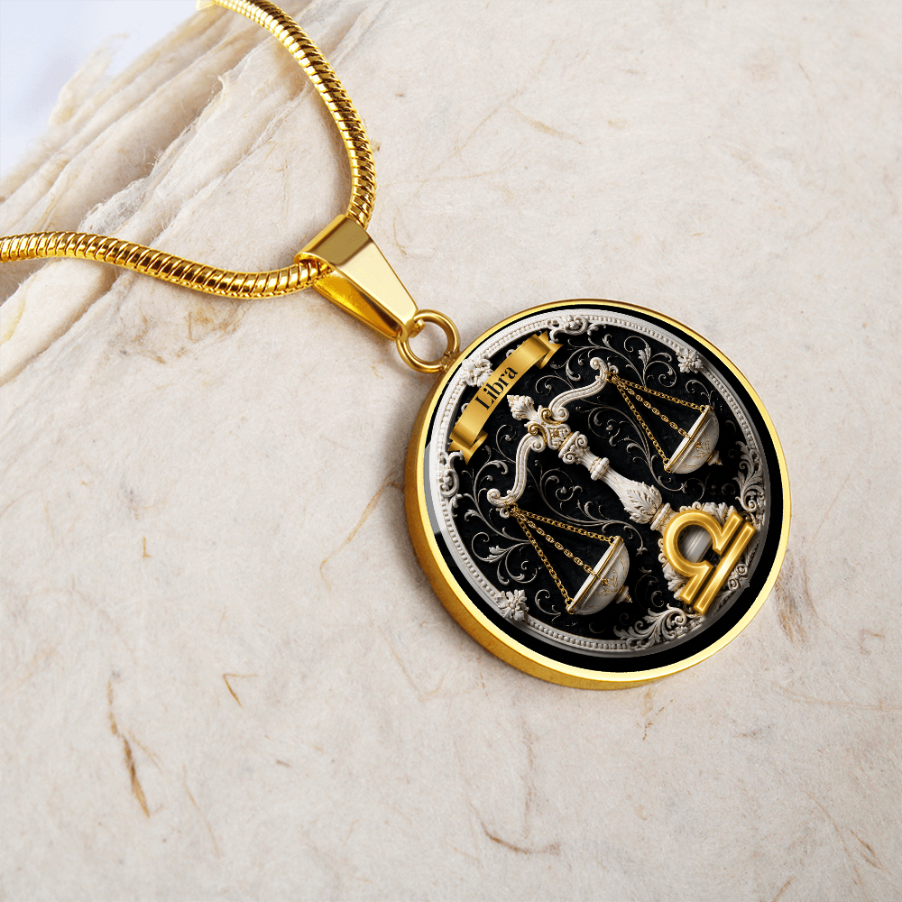 Libra Zodiac Sign- Custom Craft Necklace