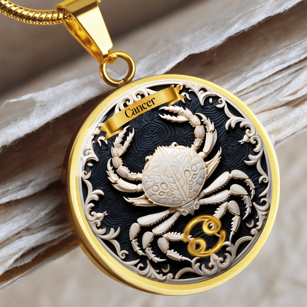 Cancer Zodiac Sign - Custom Crated Necklace ShineOn Fulfillment