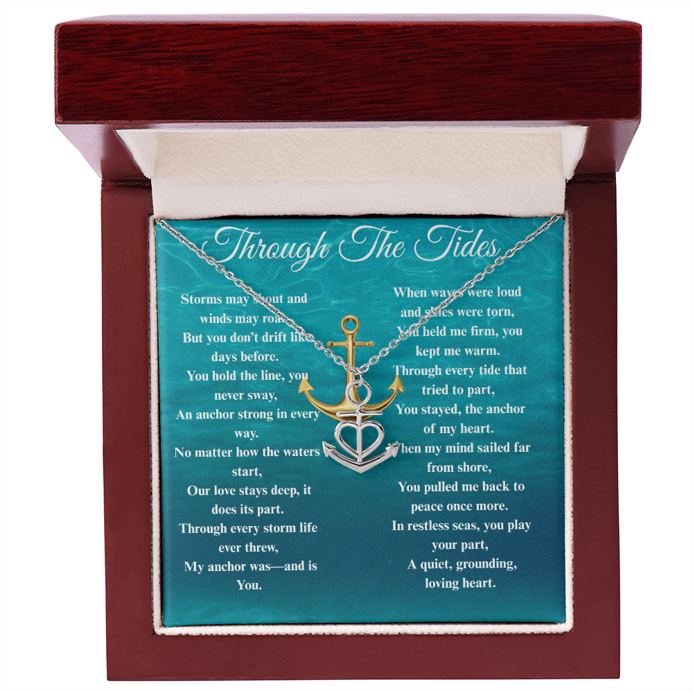 Custom Crafted Anchor Necklace ShineOn Fulfillment