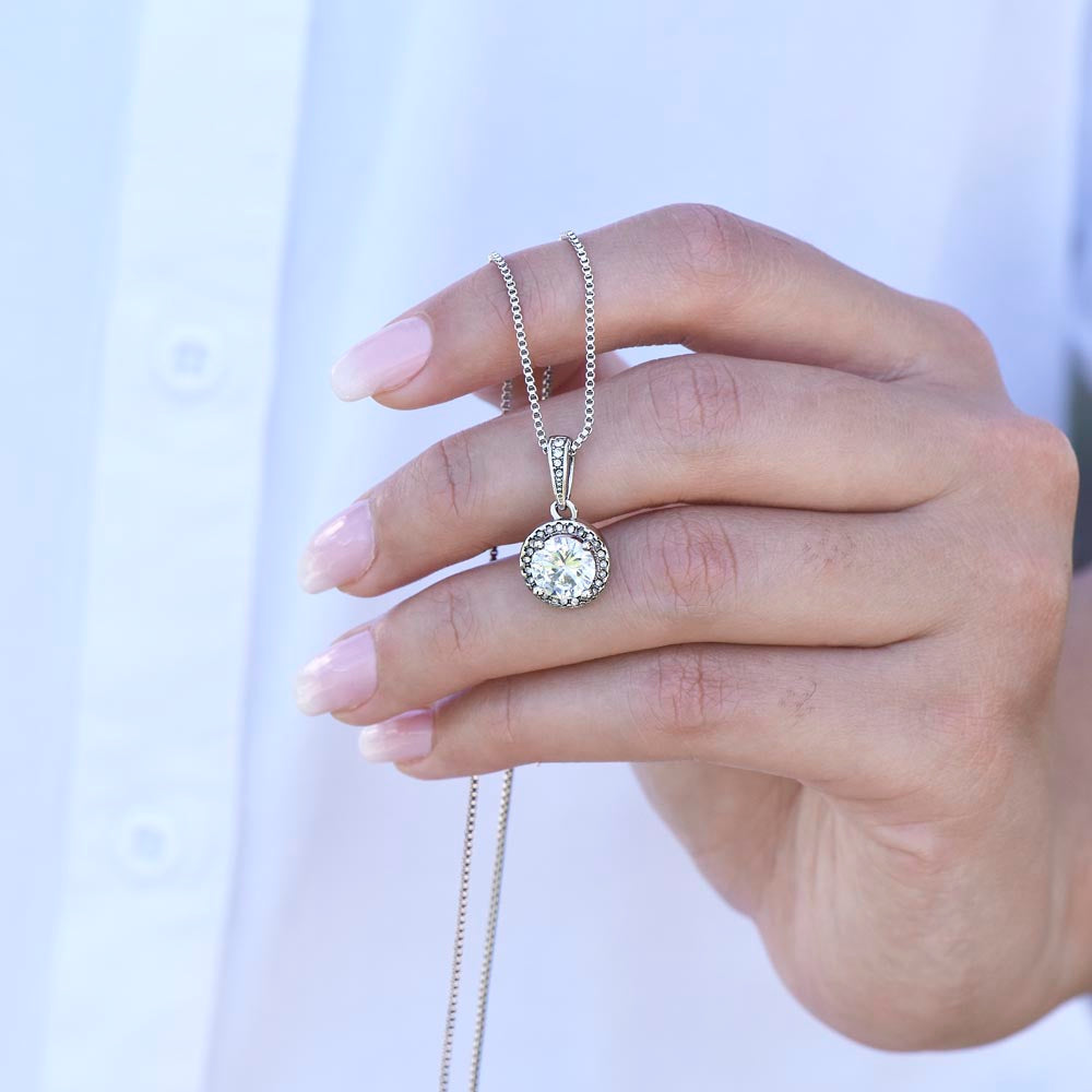 To The Best Sister - Dazzling Diamond Cut Necklace ShineOn Fulfillment
