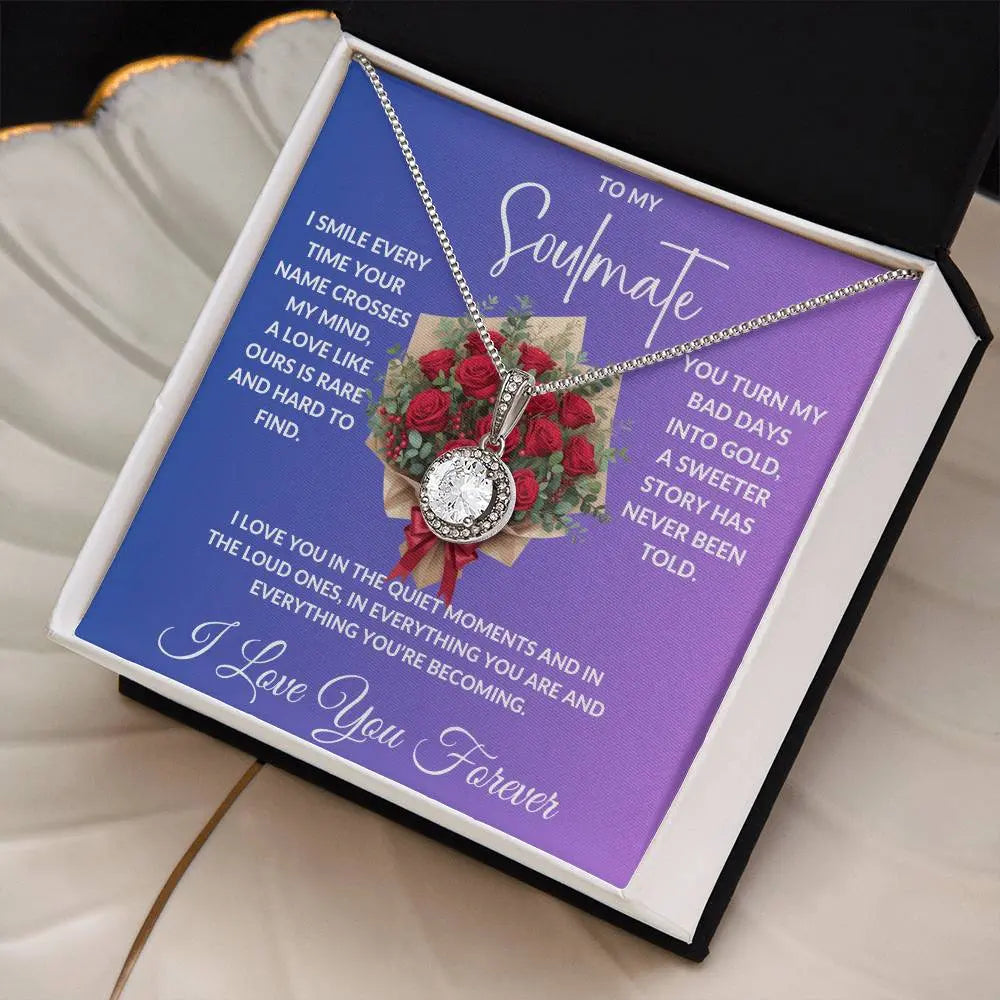 "My Soulmate"- Beautiful Diamond Cut Necklace ShineOn Fulfillment