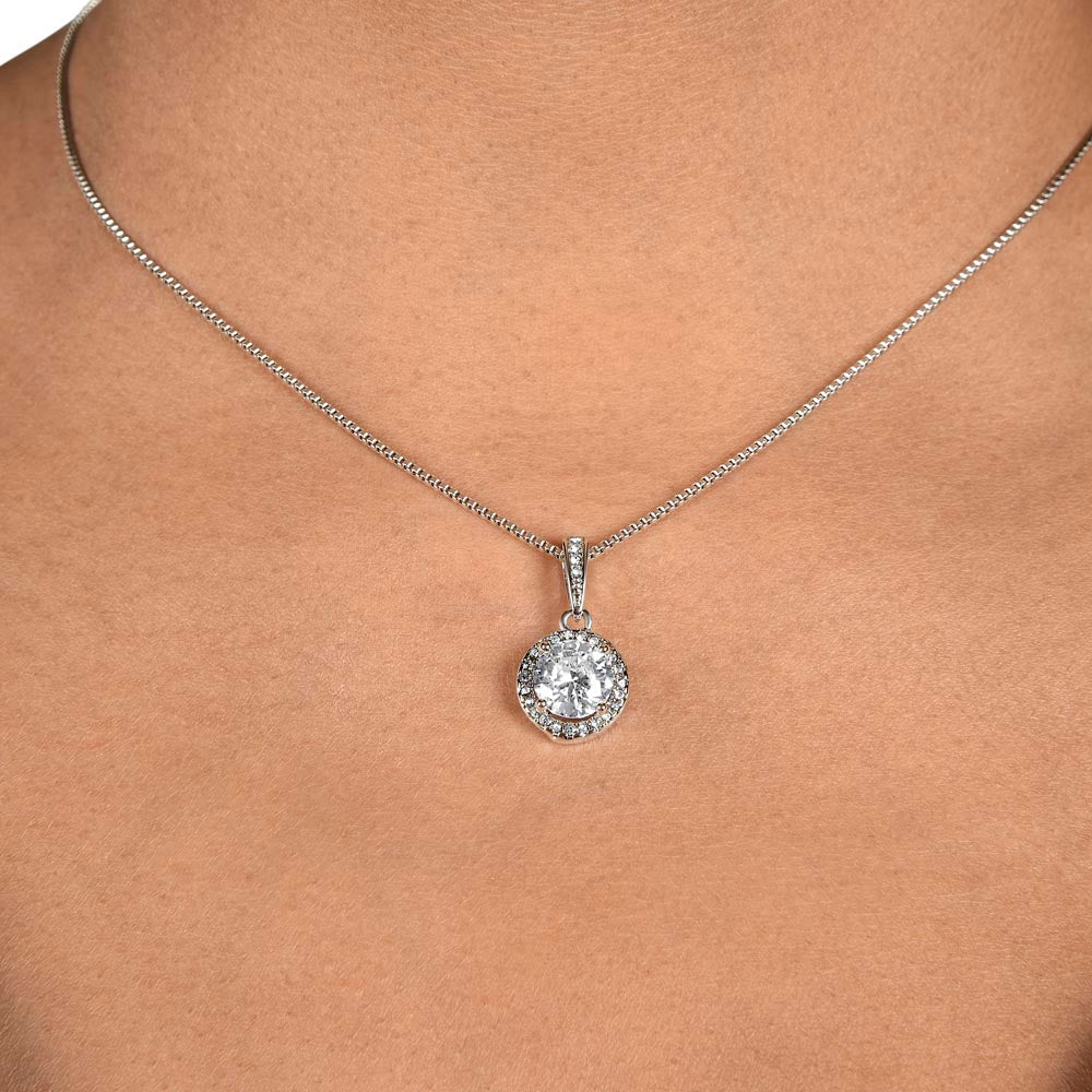 To The Best Sister - Dazzling Diamond Cut Necklace ShineOn Fulfillment