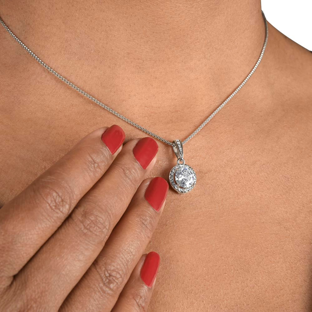 To The Best Sister - Dazzling Diamond Cut Necklace ShineOn Fulfillment