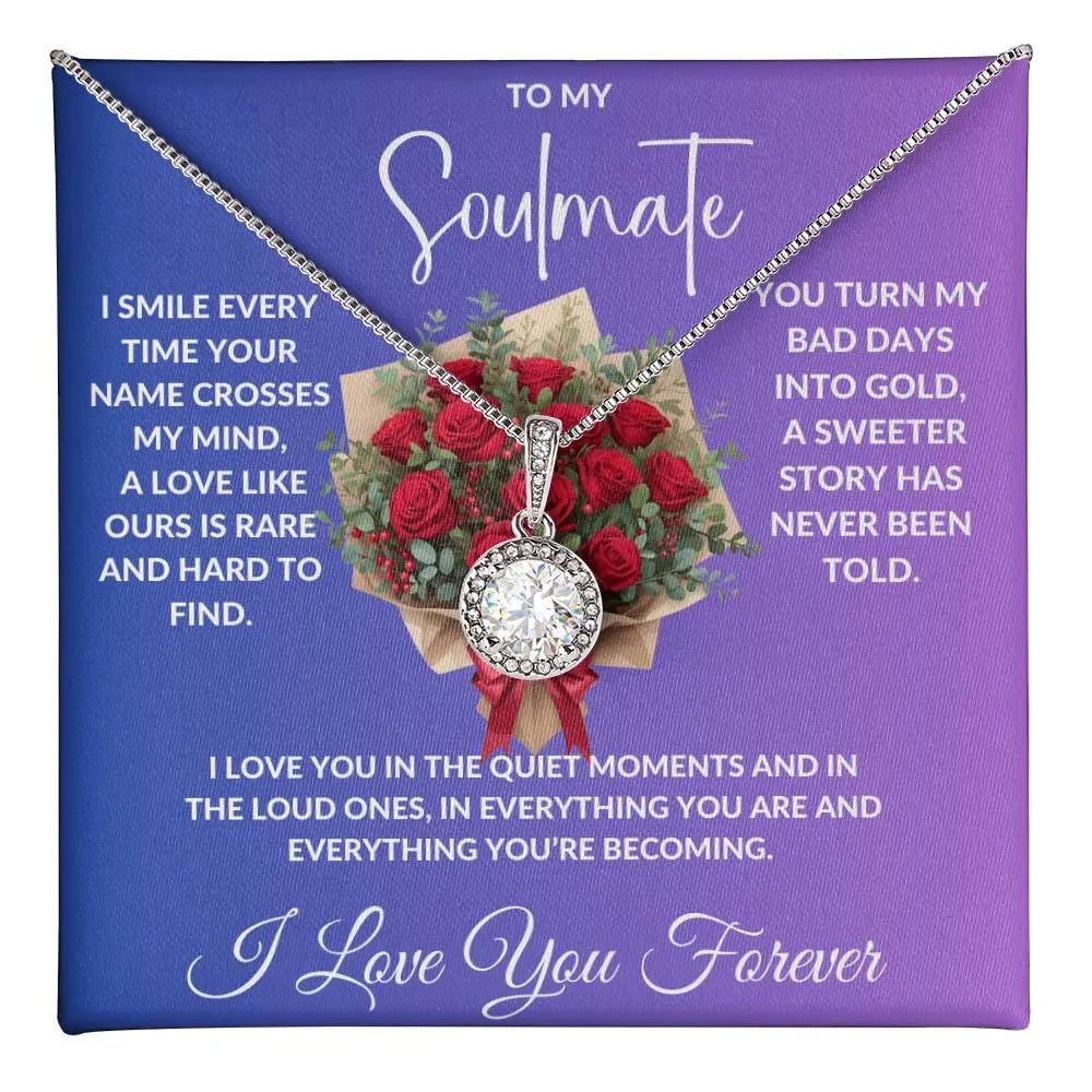 "My Soulmate"- Beautiful Diamond Cut Necklace ShineOn Fulfillment