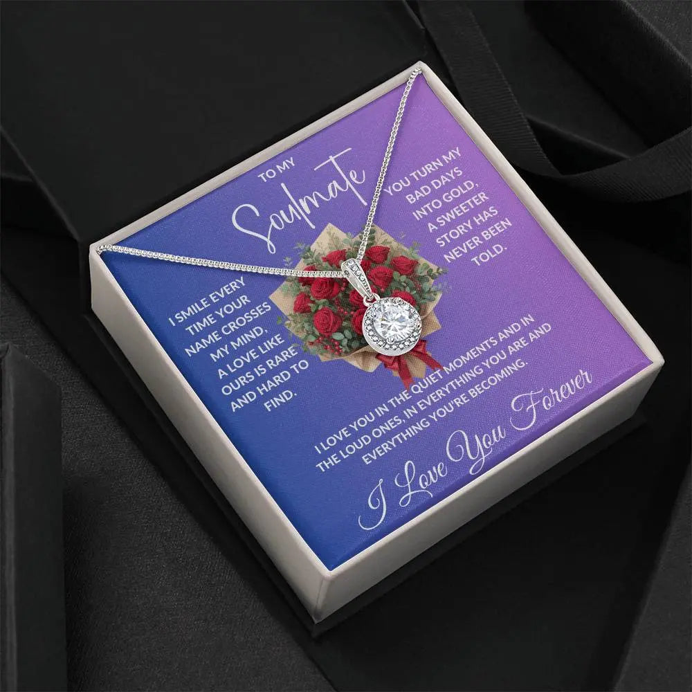 "My Soulmate"- Beautiful Diamond Cut Necklace ShineOn Fulfillment