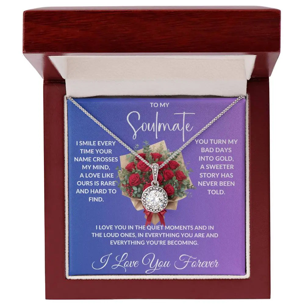 "My Soulmate"- Beautiful Diamond Cut Necklace ShineOn Fulfillment