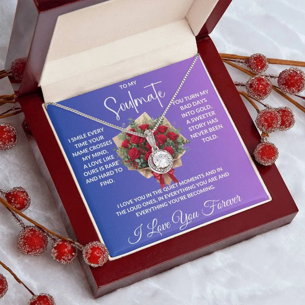 "My Soulmate"- Beautiful Diamond Cut Necklace ShineOn Fulfillment
