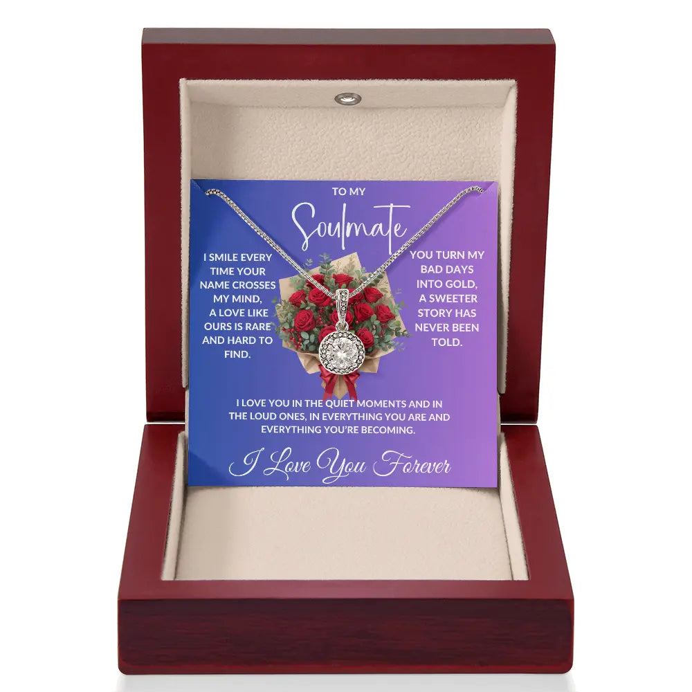 "My Soulmate"- Beautiful Diamond Cut Necklace ShineOn Fulfillment