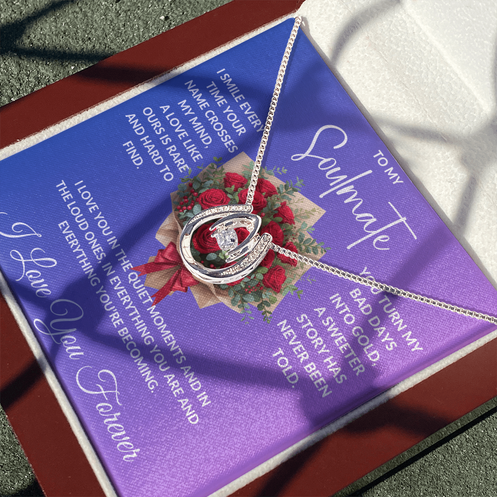 To My Soulmate - Crystal Diamond Cut Necklace ShineOn Fulfillment