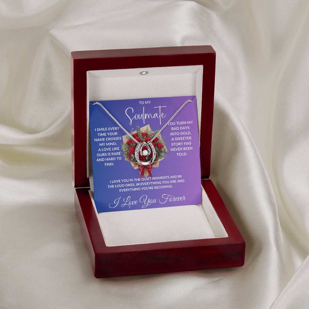 To My Soulmate - Crystal Diamond Cut Necklace ShineOn Fulfillment