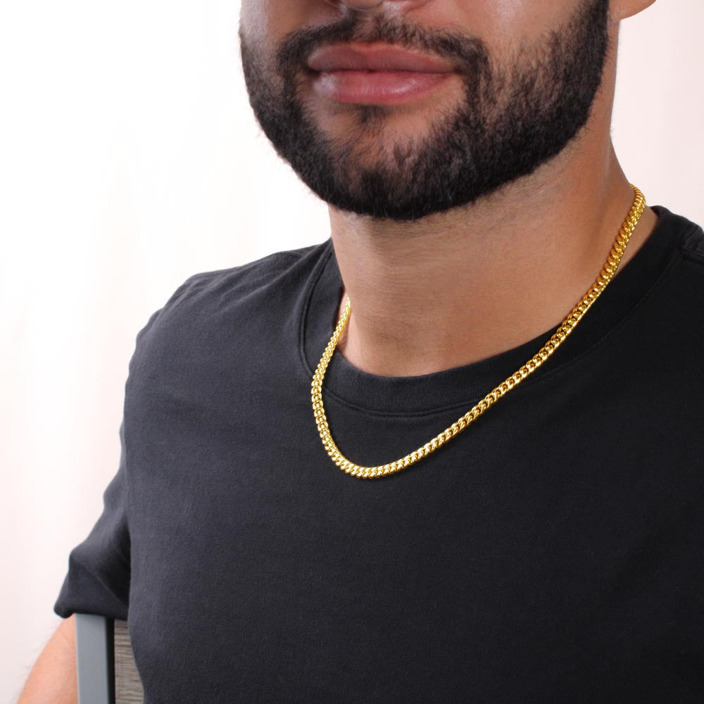 Powerful Spiritual Motivation- Cuban Link Chain ShineOn Fulfillment