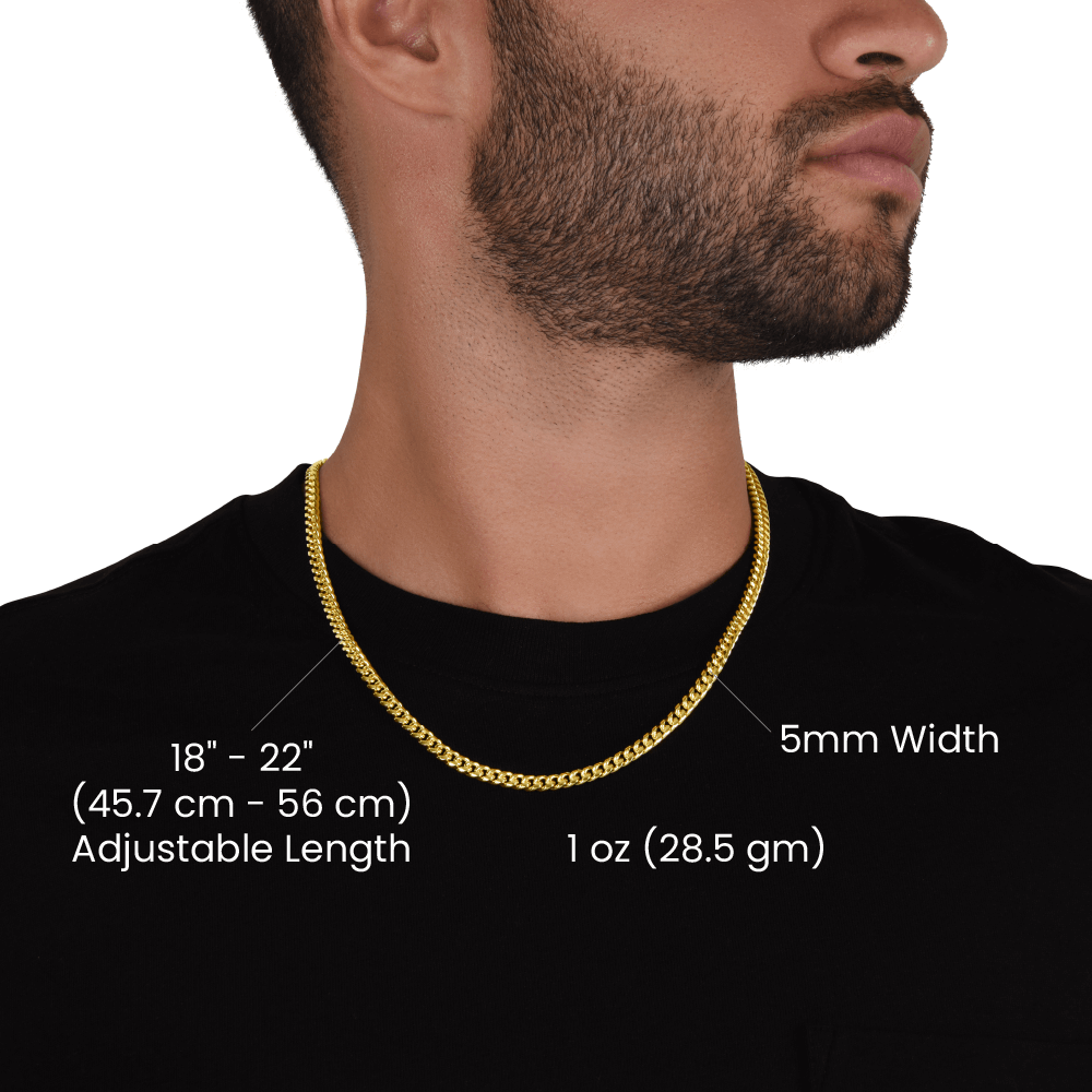 Powerful Spiritual Motivation- Cuban Link Chain ShineOn Fulfillment