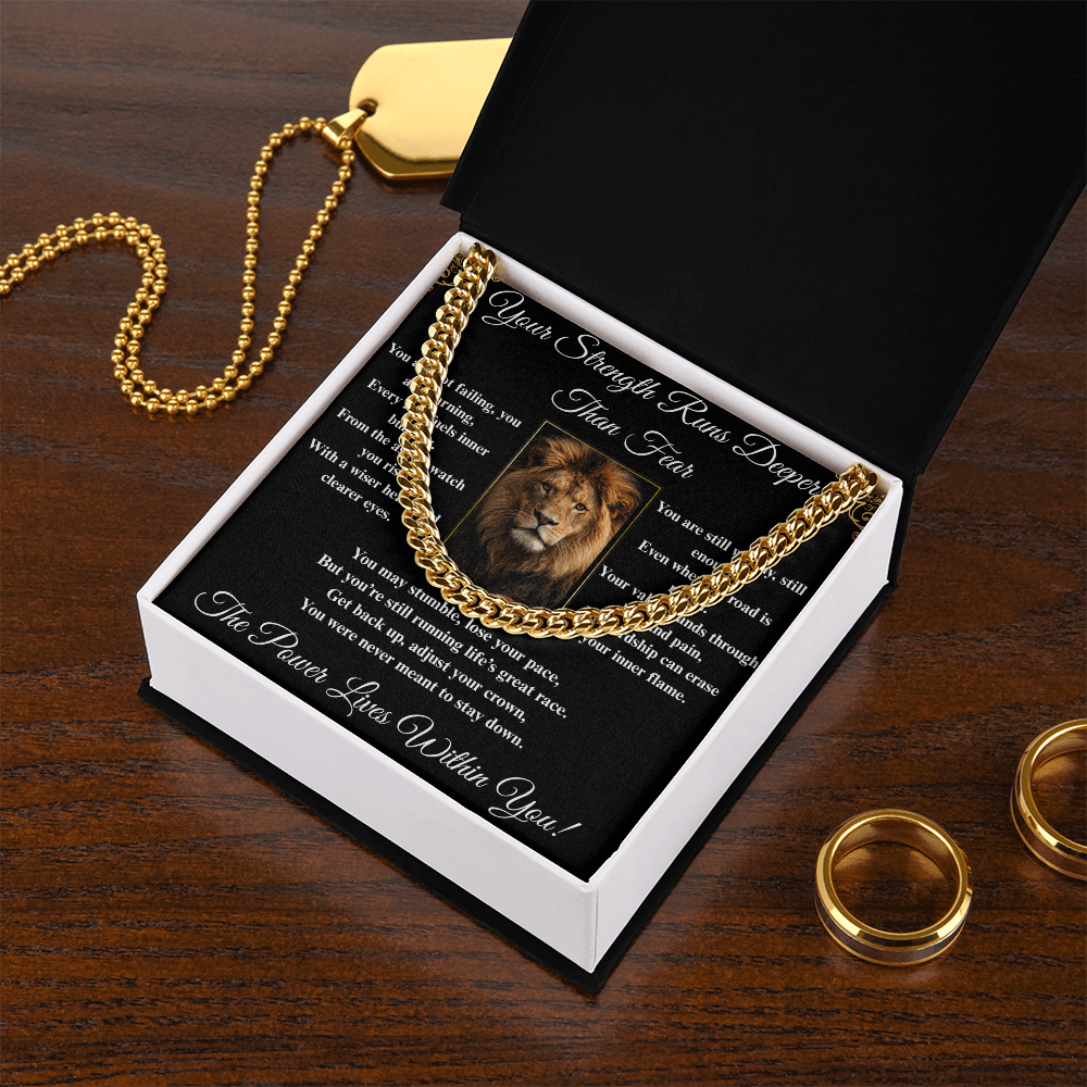 Powerful Spiritual Motivation- Cuban Link Chain ShineOn Fulfillment