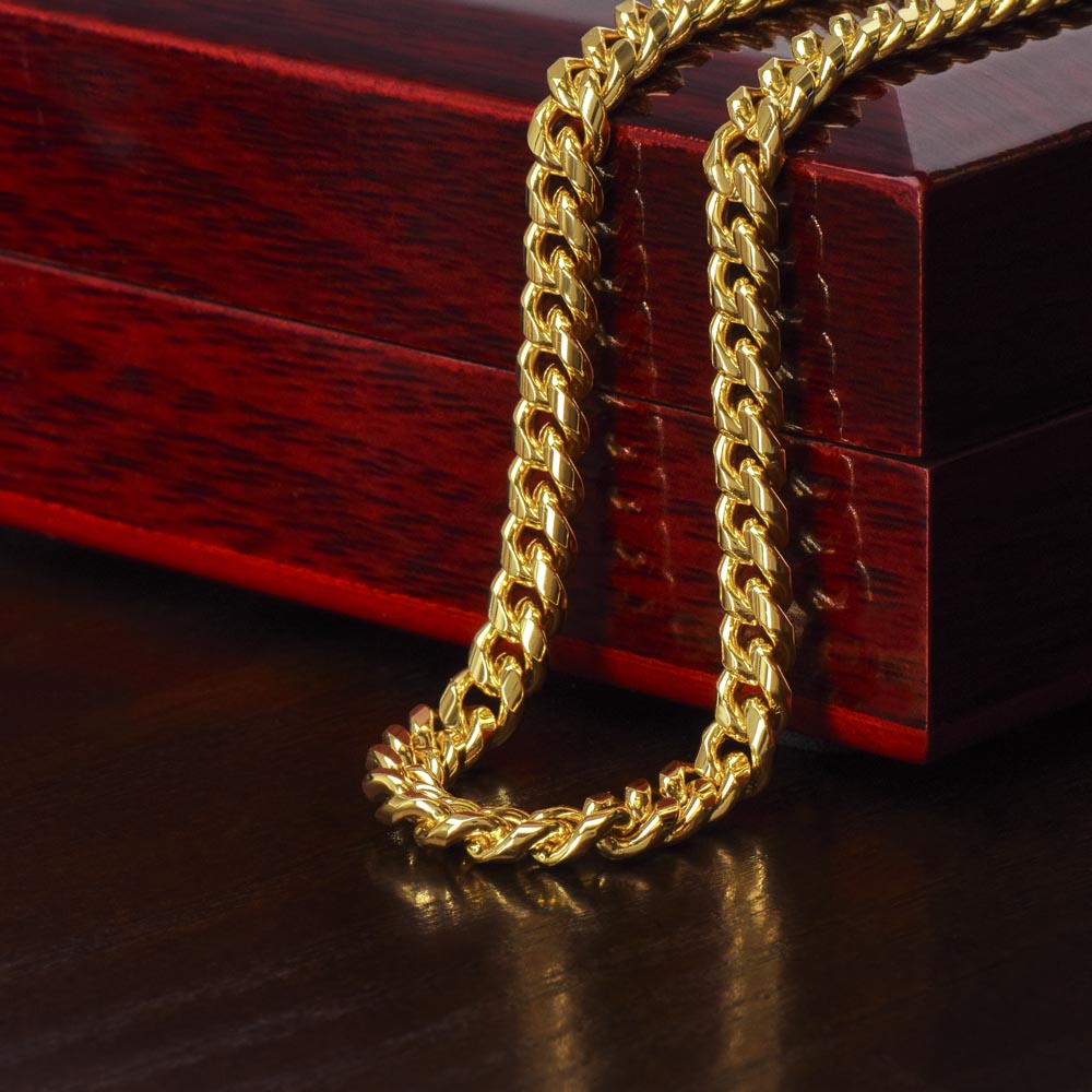 Powerful Spiritual Motivation- Cuban Link Chain ShineOn Fulfillment