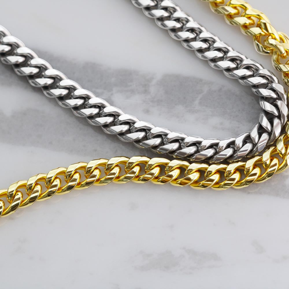 Powerful Spiritual Motivation- Cuban Link Chain ShineOn Fulfillment
