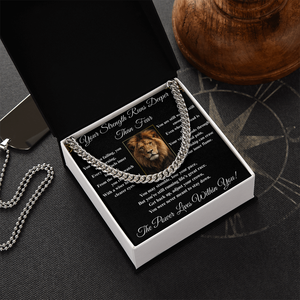 Powerful Spiritual Motivation- Cuban Link Chain ShineOn Fulfillment
