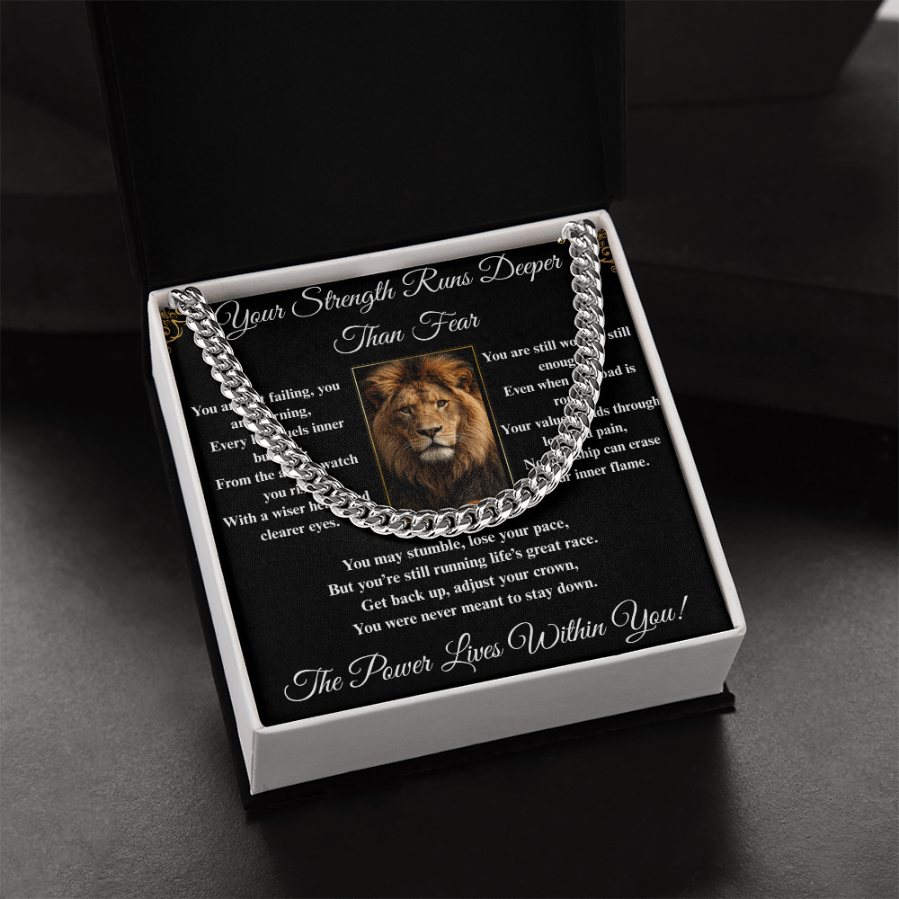 Powerful Spiritual Motivation- Cuban Link Chain ShineOn Fulfillment