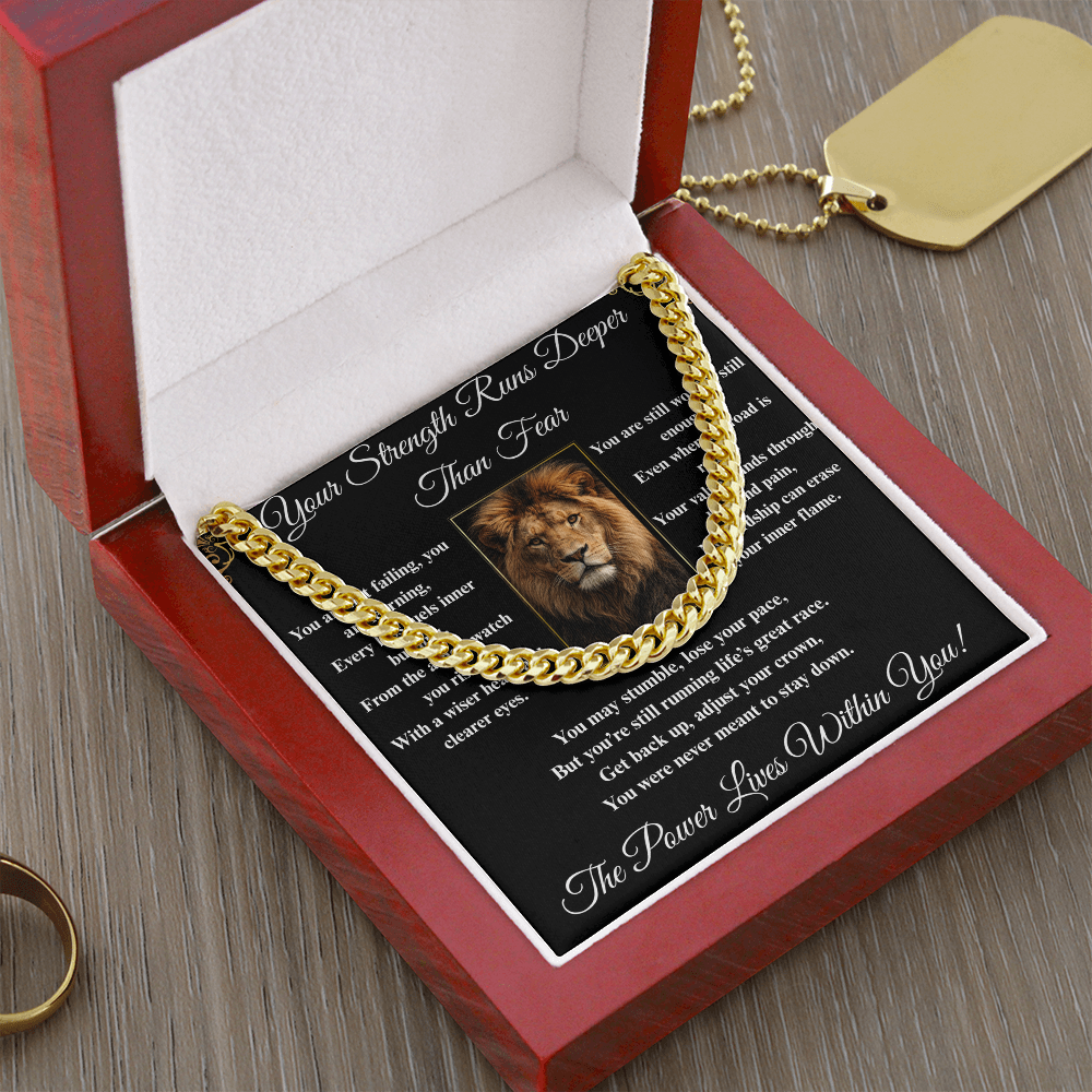 Powerful Spiritual Motivation- Cuban Link Chain ShineOn Fulfillment
