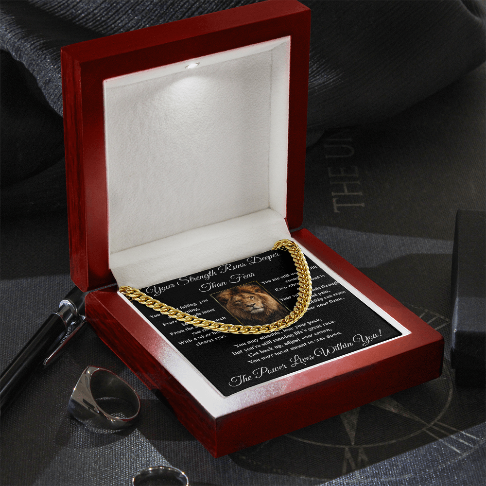 Powerful Spiritual Motivation- Cuban Link Chain ShineOn Fulfillment