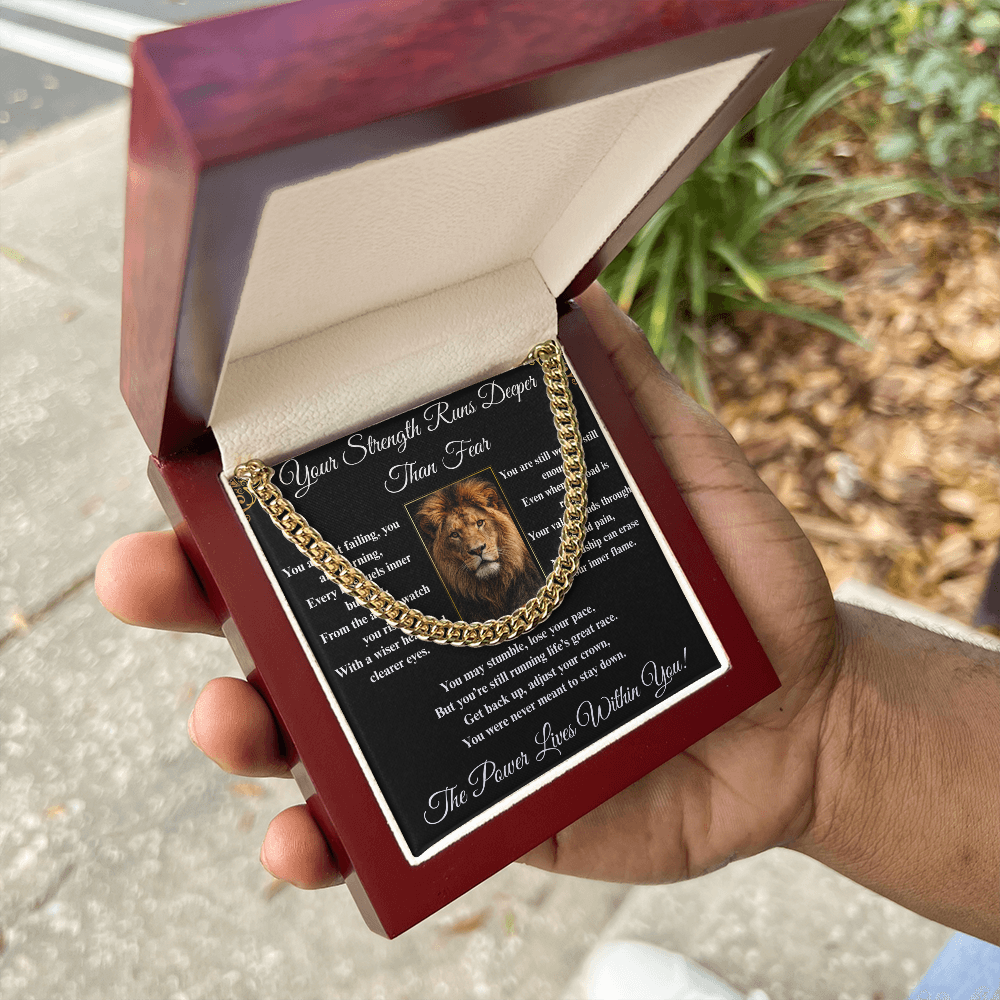Powerful Spiritual Motivation- Cuban Link Chain ShineOn Fulfillment