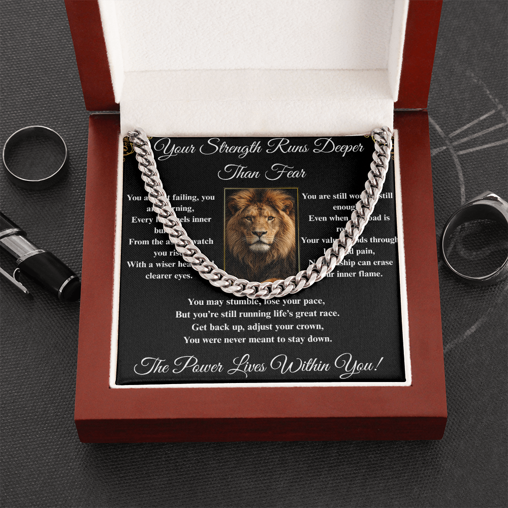 Powerful Spiritual Motivation- Cuban Link Chain ShineOn Fulfillment