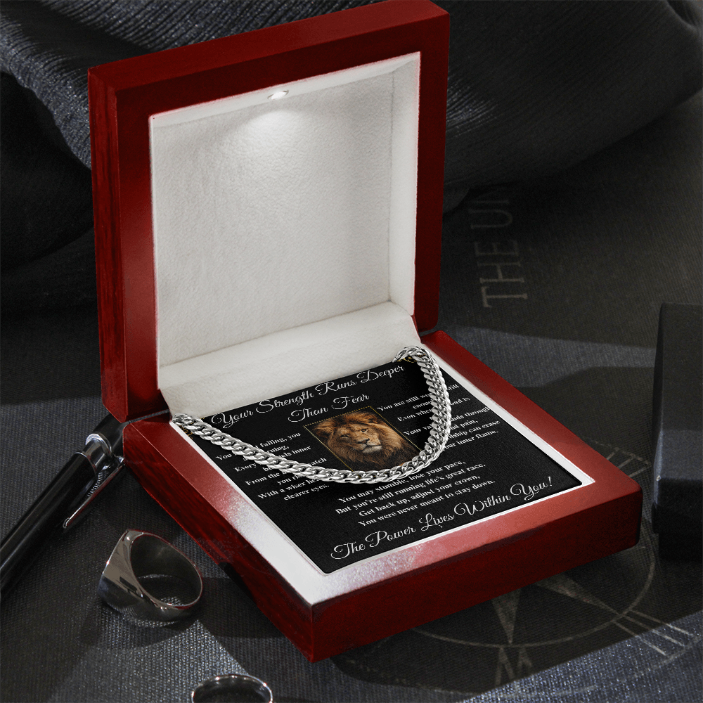 Powerful Spiritual Motivation- Cuban Link Chain ShineOn Fulfillment