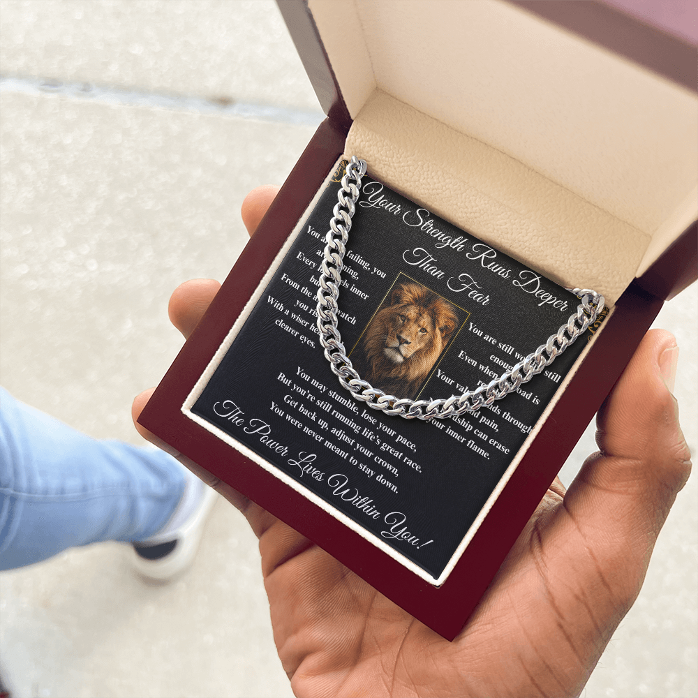 Powerful Spiritual Motivation- Cuban Link Chain ShineOn Fulfillment