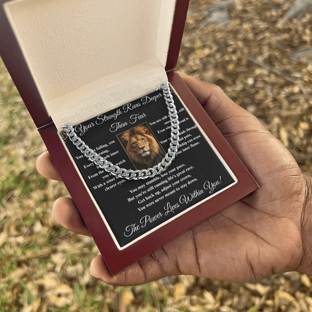 Powerful Spiritual Motivation- Cuban Link Chain ShineOn Fulfillment