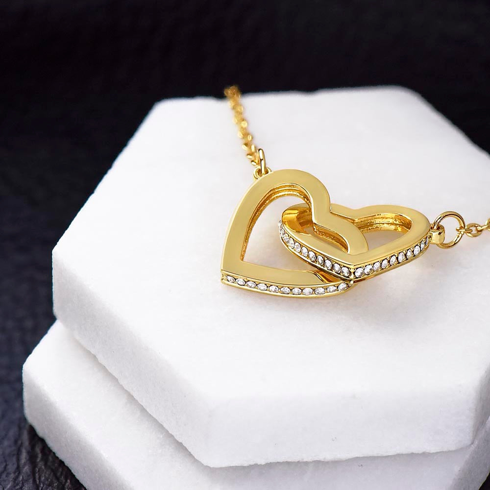 "To Everlasting Love" - Custom Crafted Connected Hearts Necklace ShineOn Fulfillment
