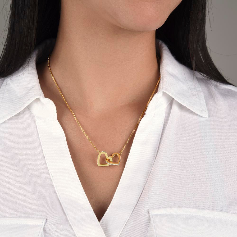 "To Everlasting Love" - Custom Crafted Connected Hearts Necklace ShineOn Fulfillment