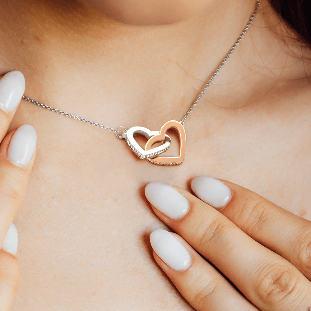 "To Everlasting Love" - Custom Crafted Connected Hearts Necklace ShineOn Fulfillment