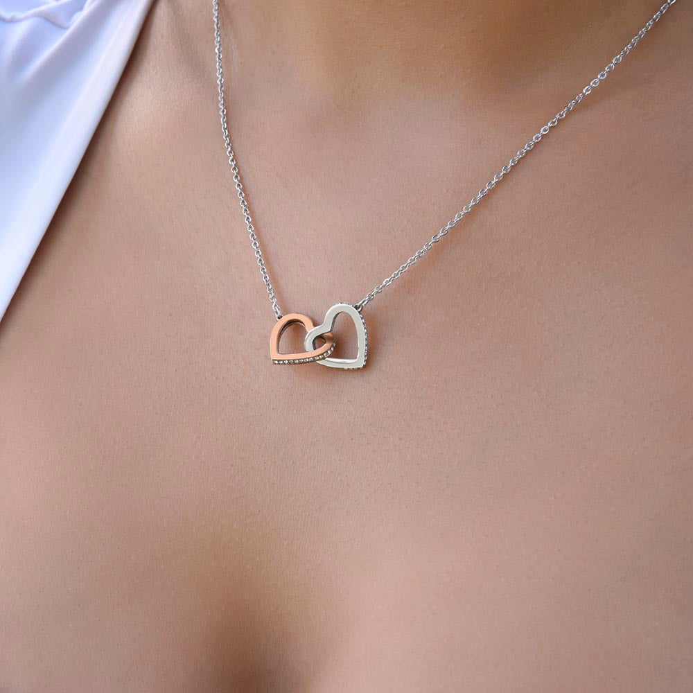 "To Everlasting Love" - Custom Crafted Connected Hearts Necklace ShineOn Fulfillment