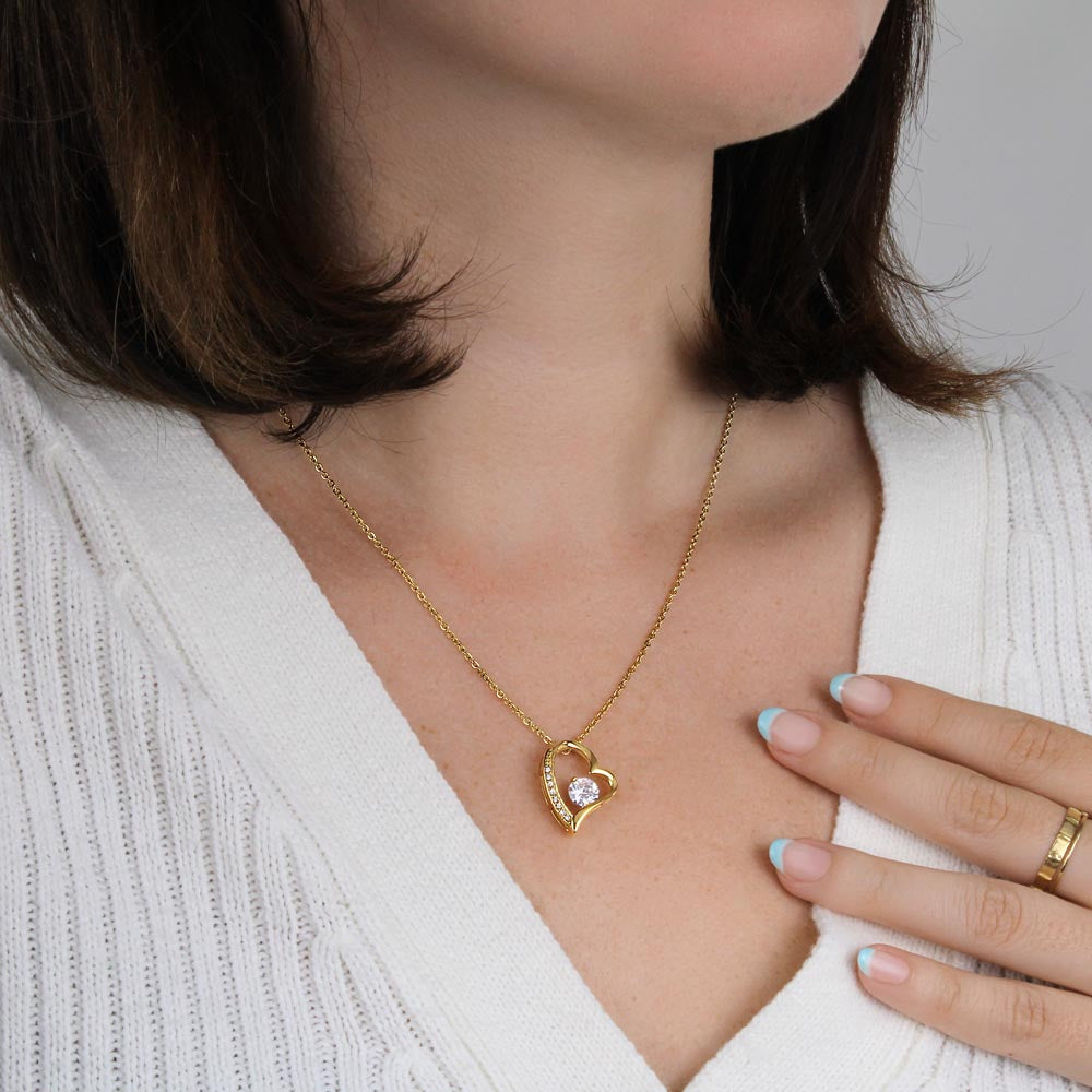 Dazzling Forever Love Necklace (Non- Message Card) ShineOn Fulfillment