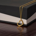 Beautiful  Custom Crafted Heart Shaped Necklace ShineOn Fulfillment