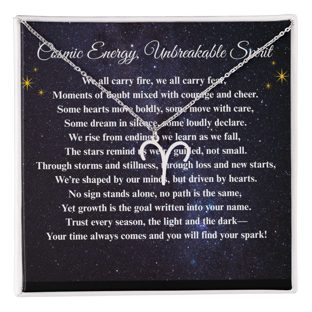 Spiritual Motivation Zodiac Sign - Symbol Necklace ShineOn Fulfillment