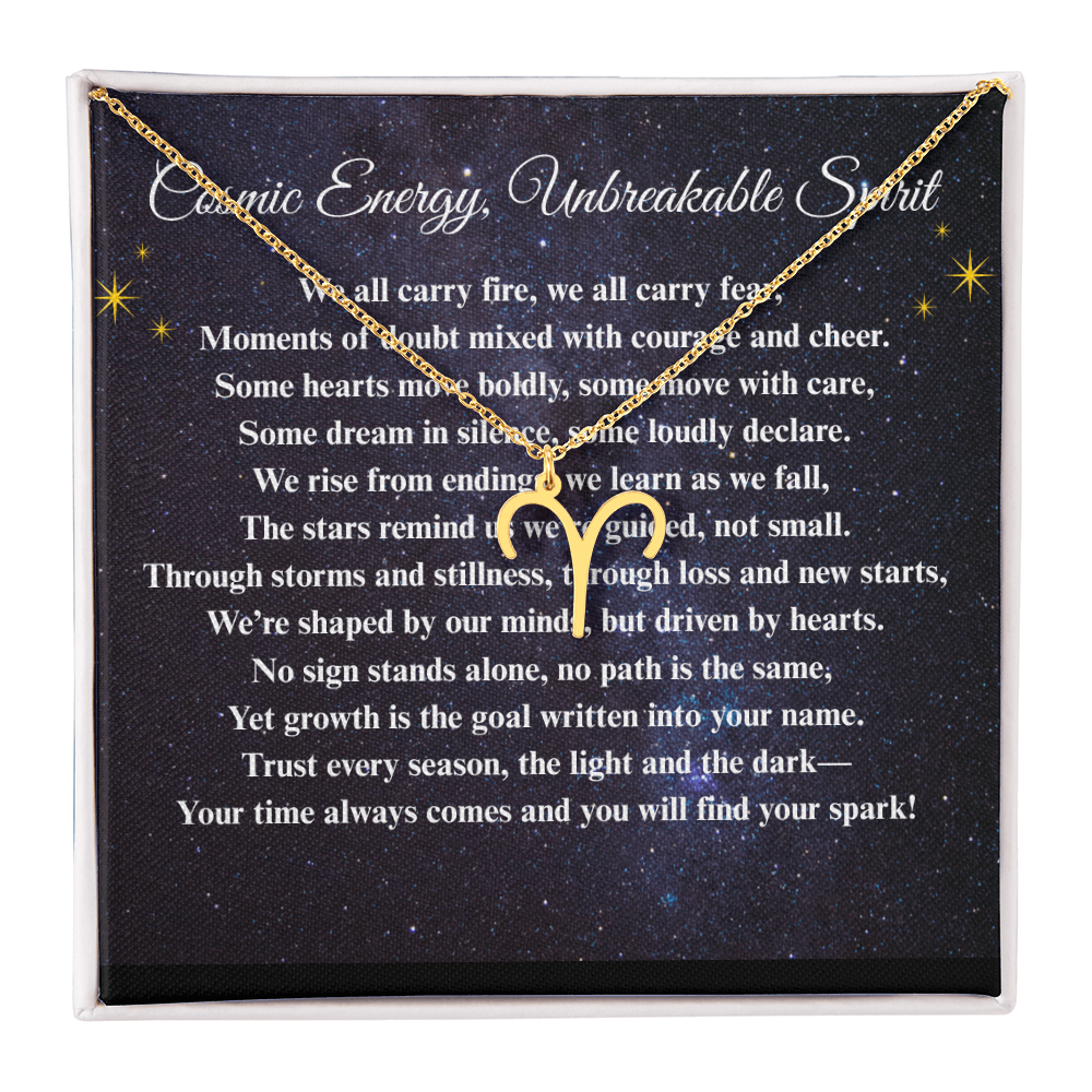 Spiritual Motivation Zodiac Sign - Symbol Necklace ShineOn Fulfillment