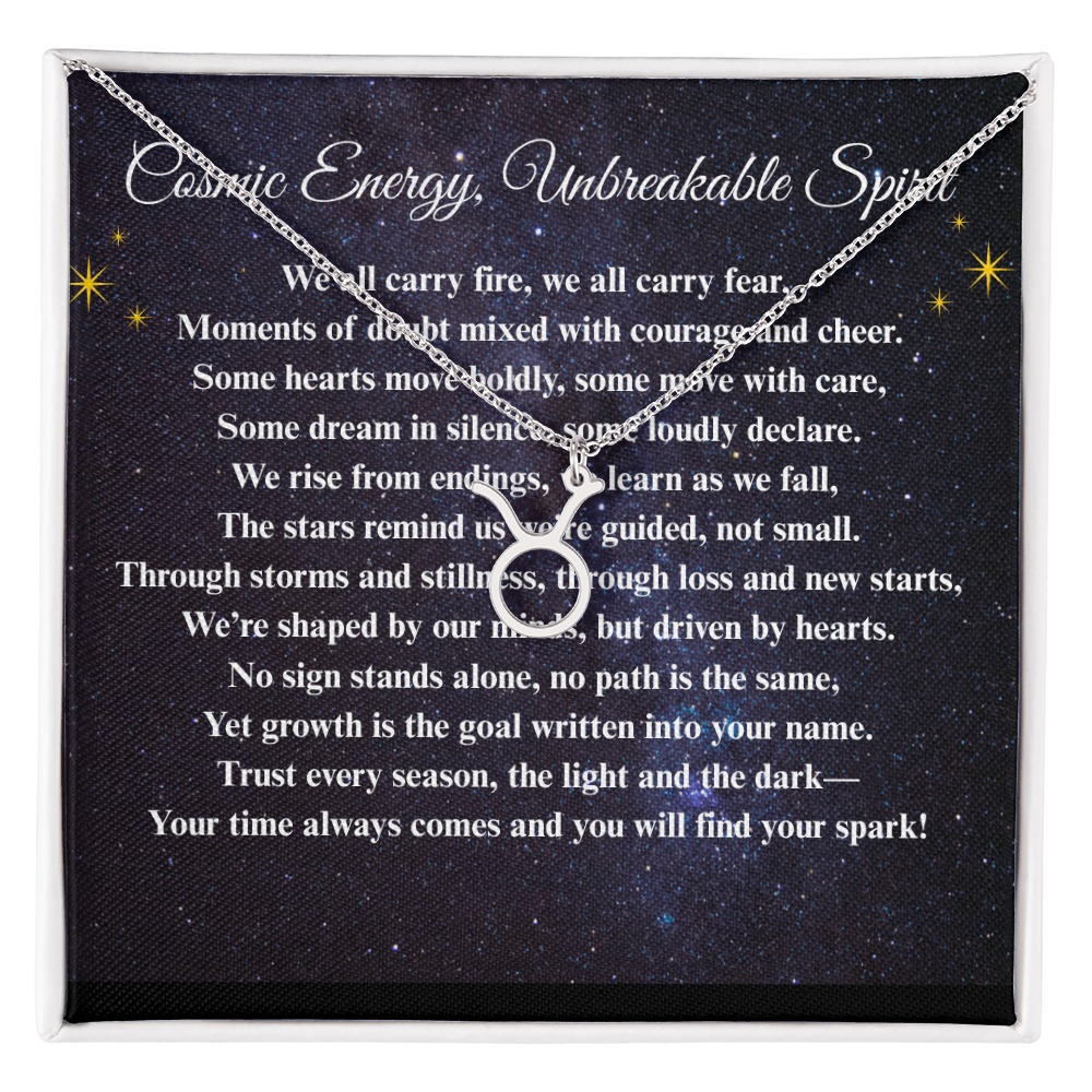 Spiritual Motivation Zodiac Sign - Symbol Necklace ShineOn Fulfillment