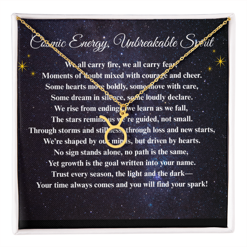 Spiritual Motivation Zodiac Sign - Symbol Necklace ShineOn Fulfillment