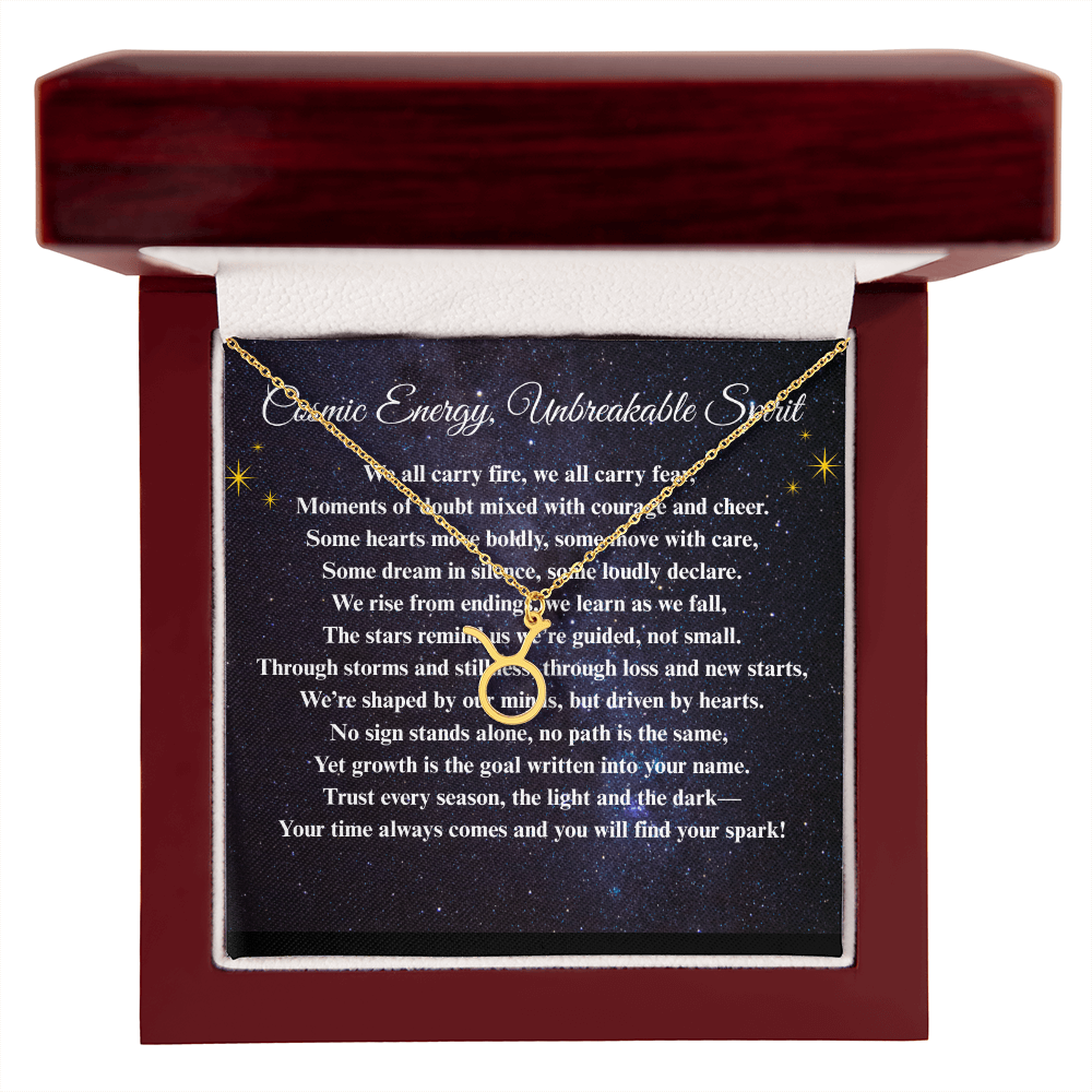 Spiritual Motivation Zodiac Sign - Symbol Necklace ShineOn Fulfillment