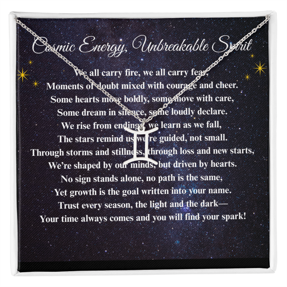 Spiritual Motivation Zodiac Sign - Symbol Necklace ShineOn Fulfillment