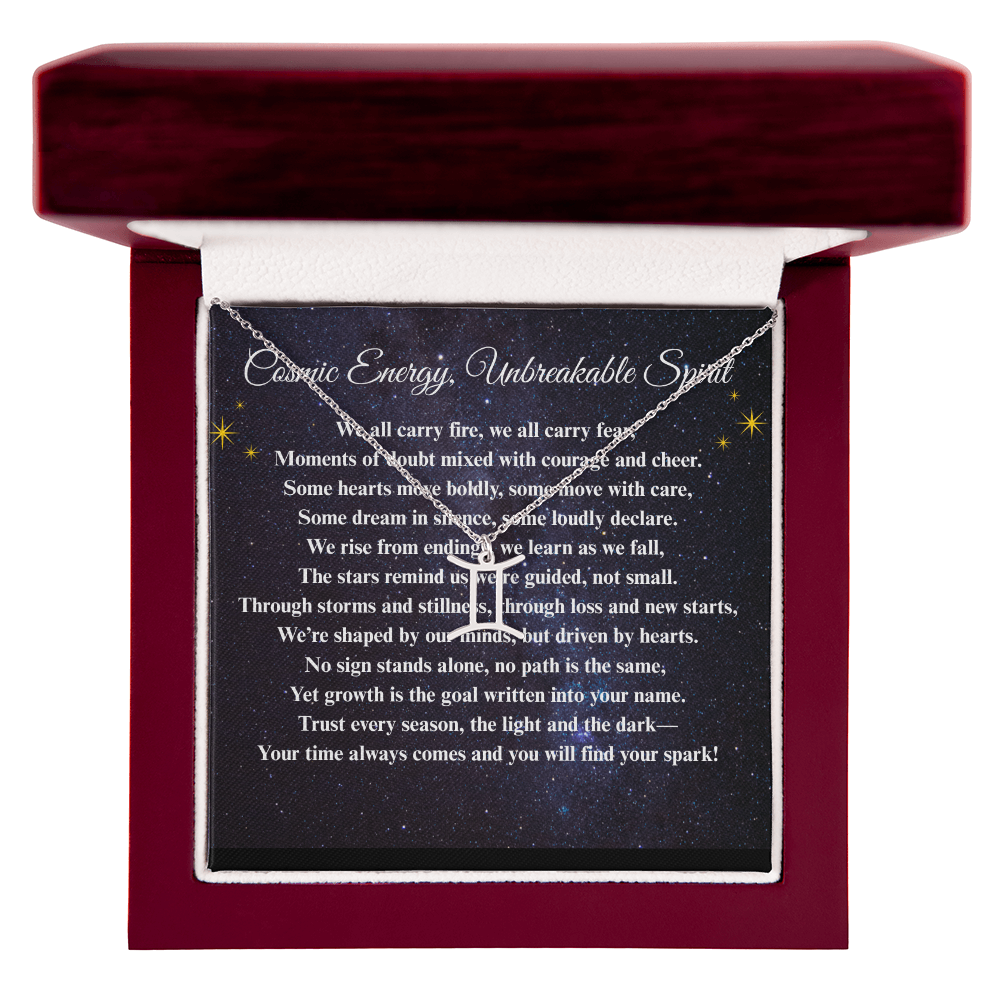 Spiritual Motivation Zodiac Sign - Symbol Necklace ShineOn Fulfillment