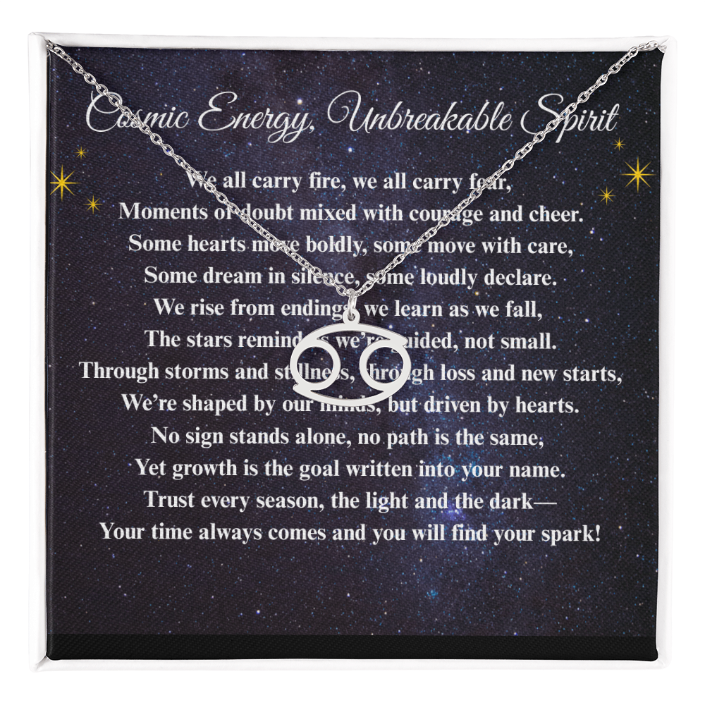 Spiritual Motivation Zodiac Sign - Symbol Necklace ShineOn Fulfillment