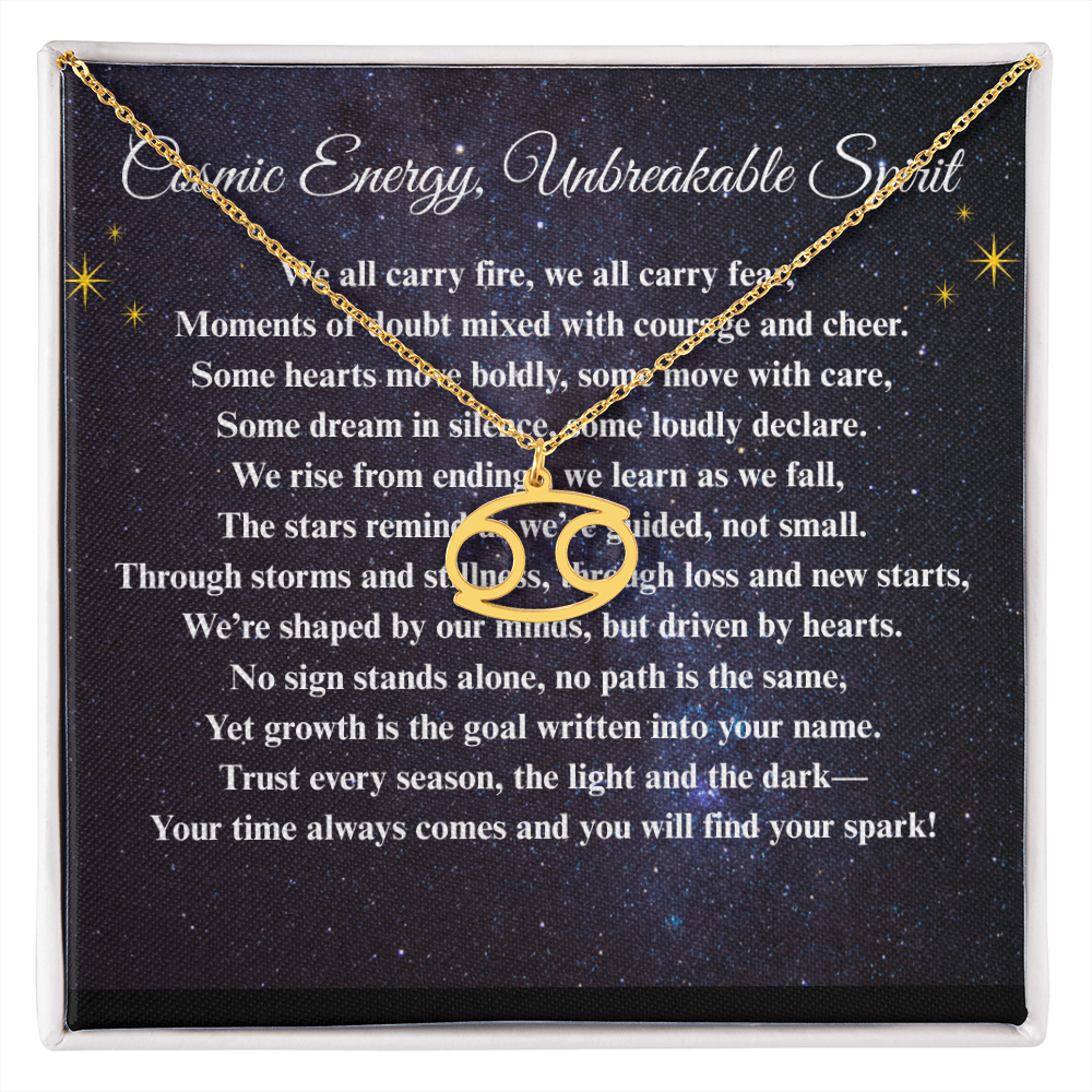 Spiritual Motivation Zodiac Sign - Symbol Necklace ShineOn Fulfillment