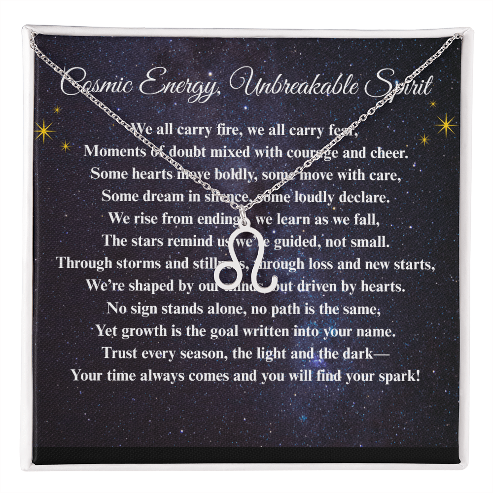 Spiritual Motivation Zodiac Sign - Symbol Necklace ShineOn Fulfillment